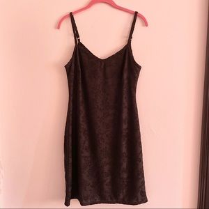 Xhilaration Black Floral Dress